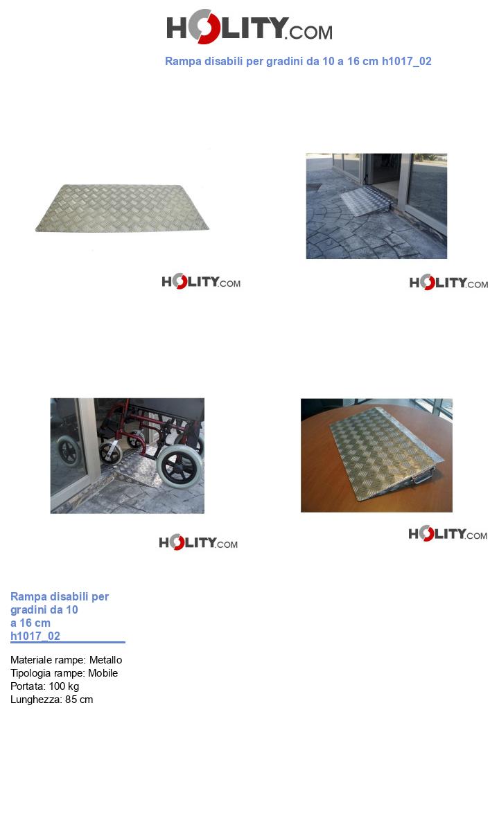Rampa disabili per gradini da 10 a 16 cm h1017_02