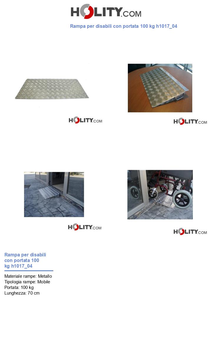 Rampa per disabili con portata 100 kg h1017_04