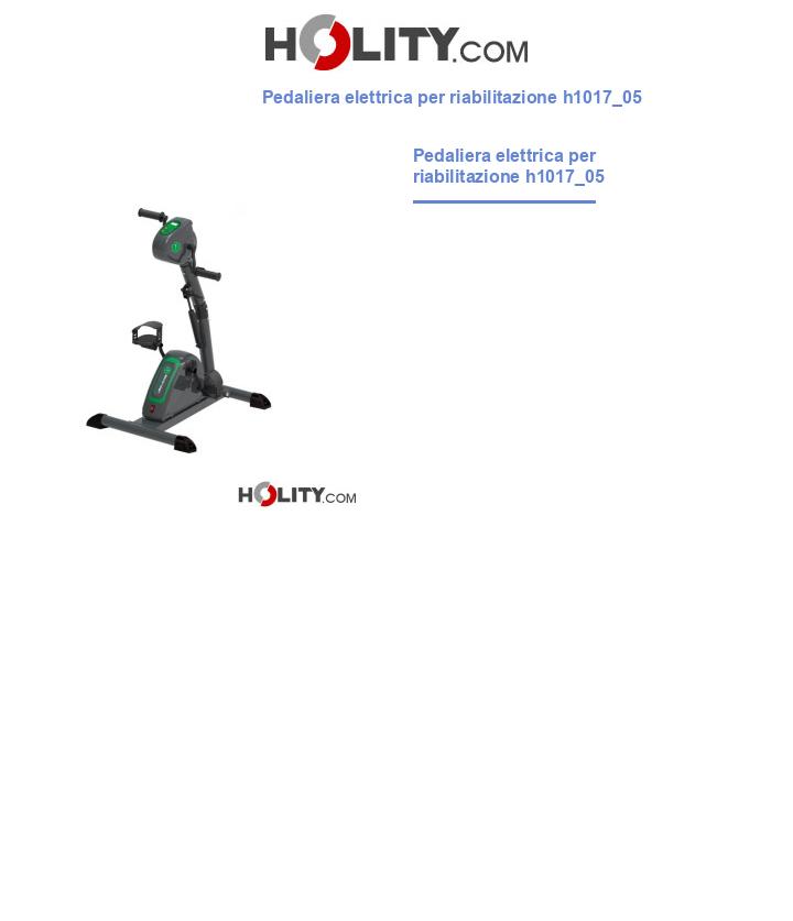 Pedaliera elettrica per riabilitazione h1017_05