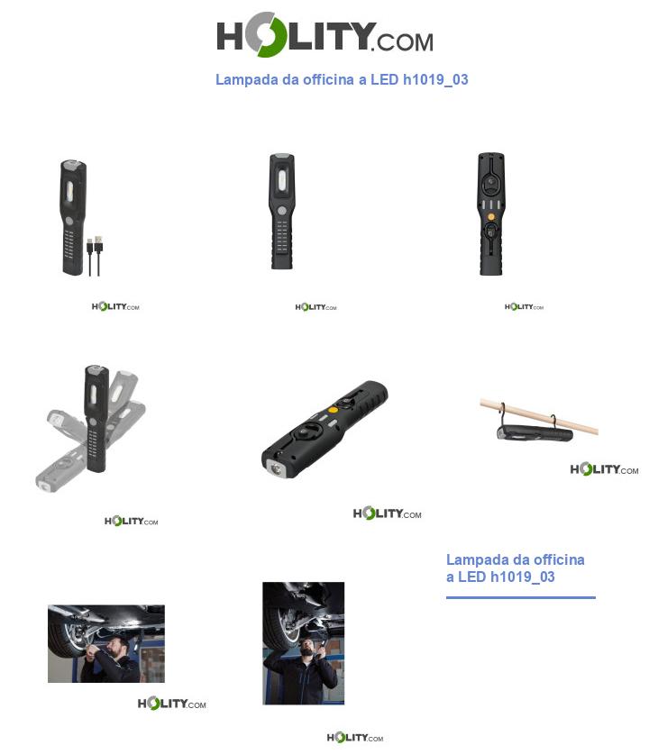 Lampada Da Officina A LED Con Batteria Ricaricabile 1200 MAh, Magnetica, Gancio, 5 Modalità Di Luce, Rotazione 360°, Per Riparazioni E Ispezioni - 5