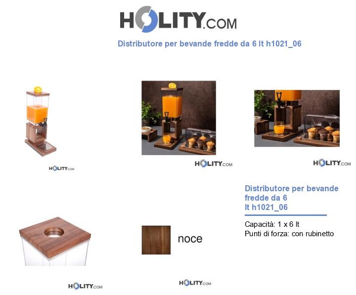 Distributore per bevande fredde da 6 lt h1021_06
