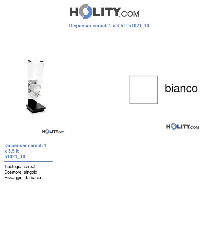 Dispenser cereali 1 x 3,5 lt h1021_10