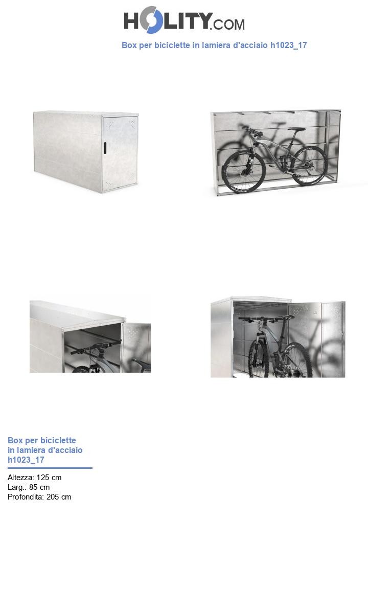 Box per biciclette in lamiera d'acciaio h1023_17