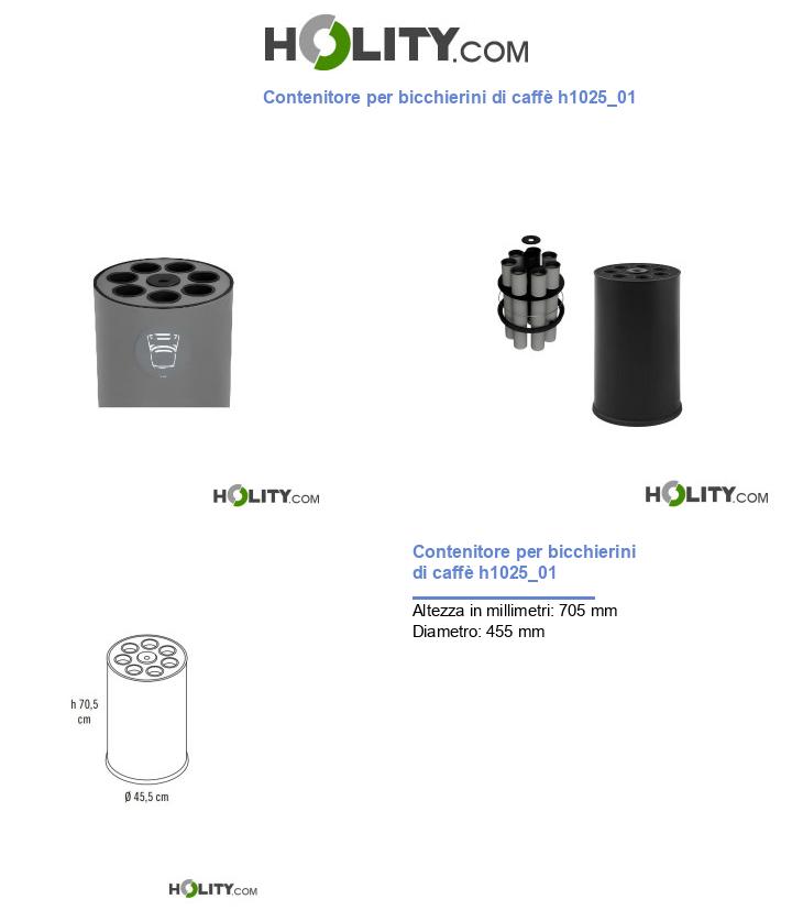 Contenitore per bicchierini di caffè h1025_01