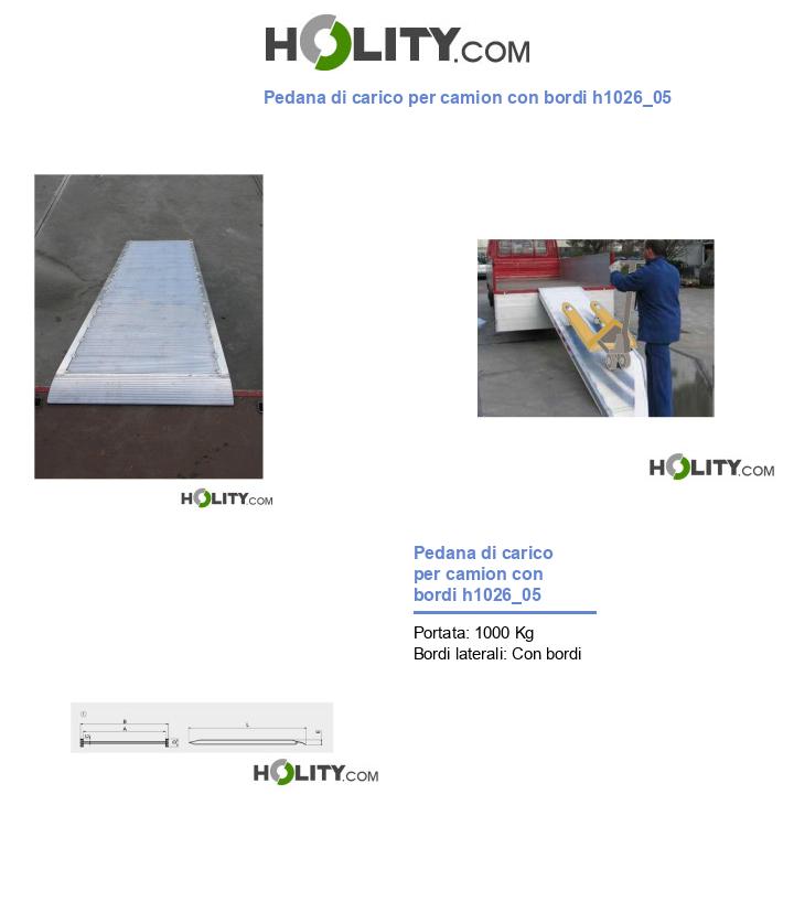 Pedana di carico per camion con bordi h1026_05