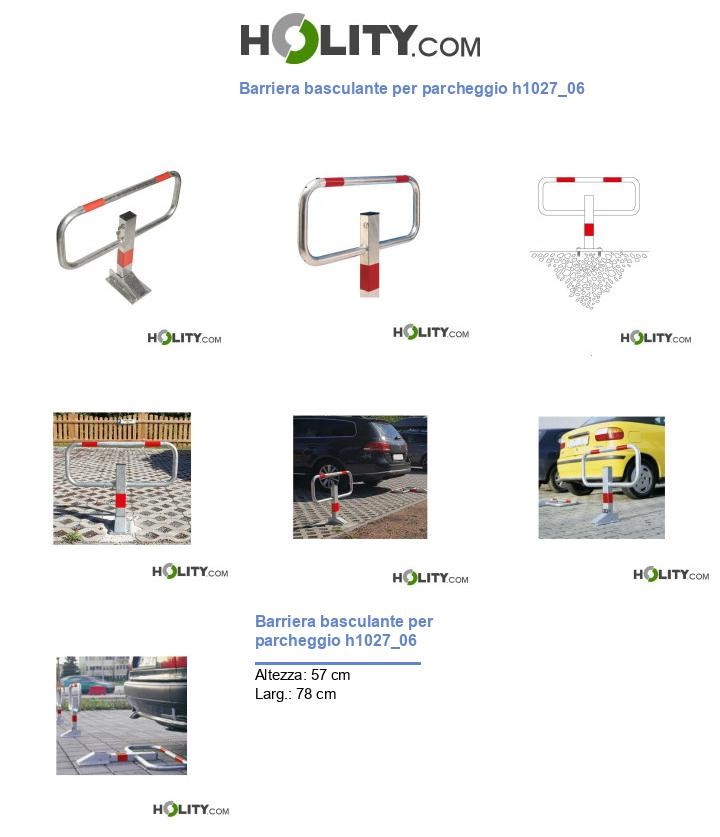 Barriera basculante per parcheggio h1027_06