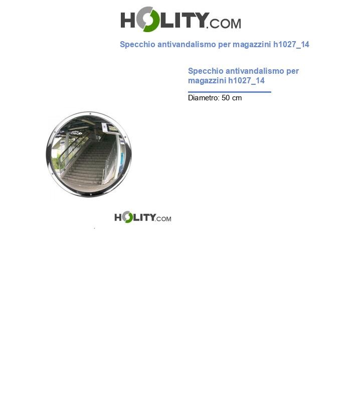 Specchio antivandalismo per magazzini h1027_14