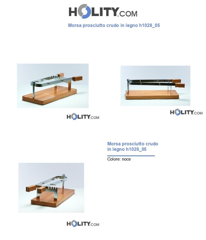 Morsa prosciutto crudo in legno h1028_05