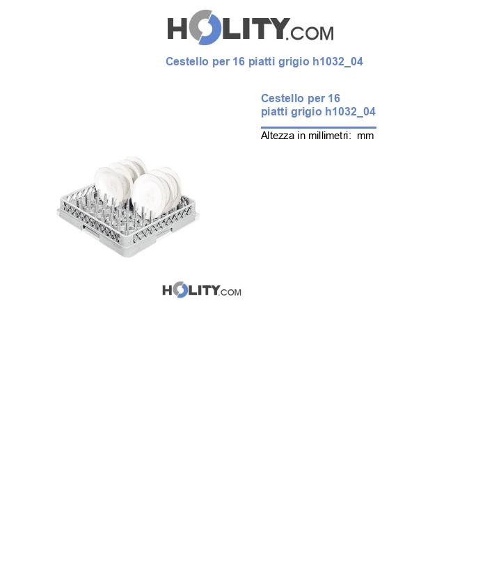 Cestello per 16 piatti grigio h1032_04