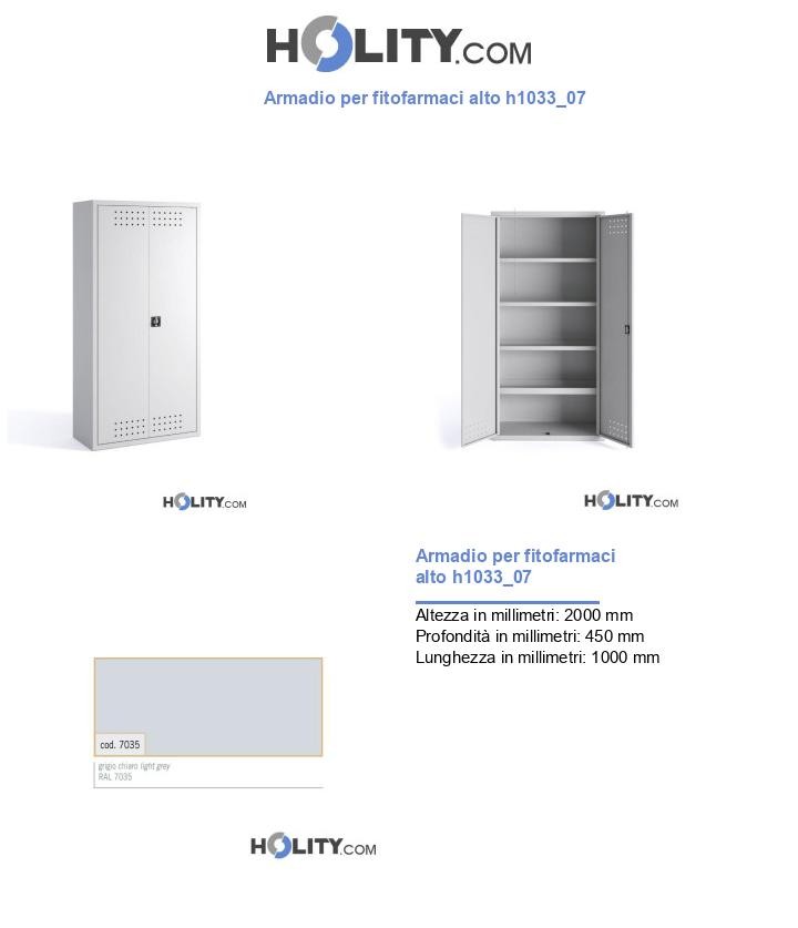 Armadio per fitofarmaci alto h1033_07