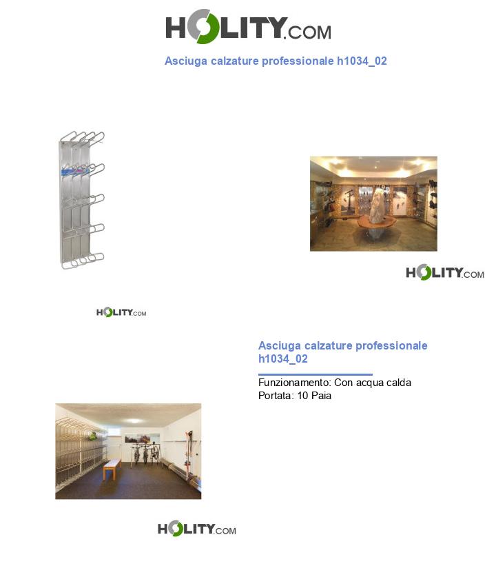 Asciuga calzature professionale h1034_02
