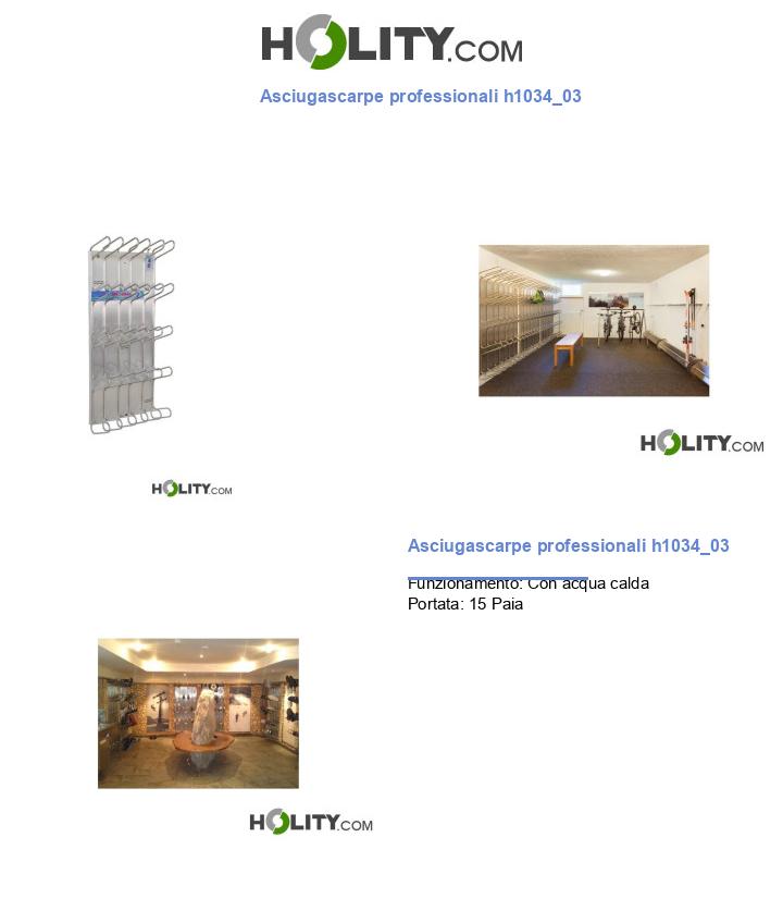Asciugascarpe professionali h1034_03