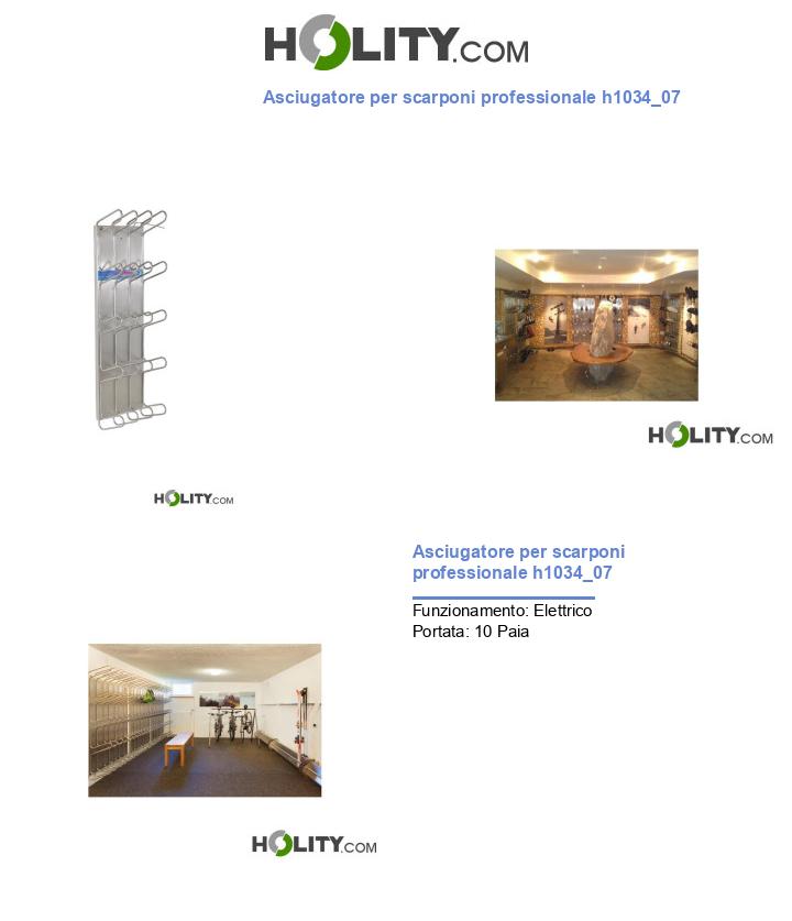 Asciugatore per scarponi professionale h1034_07