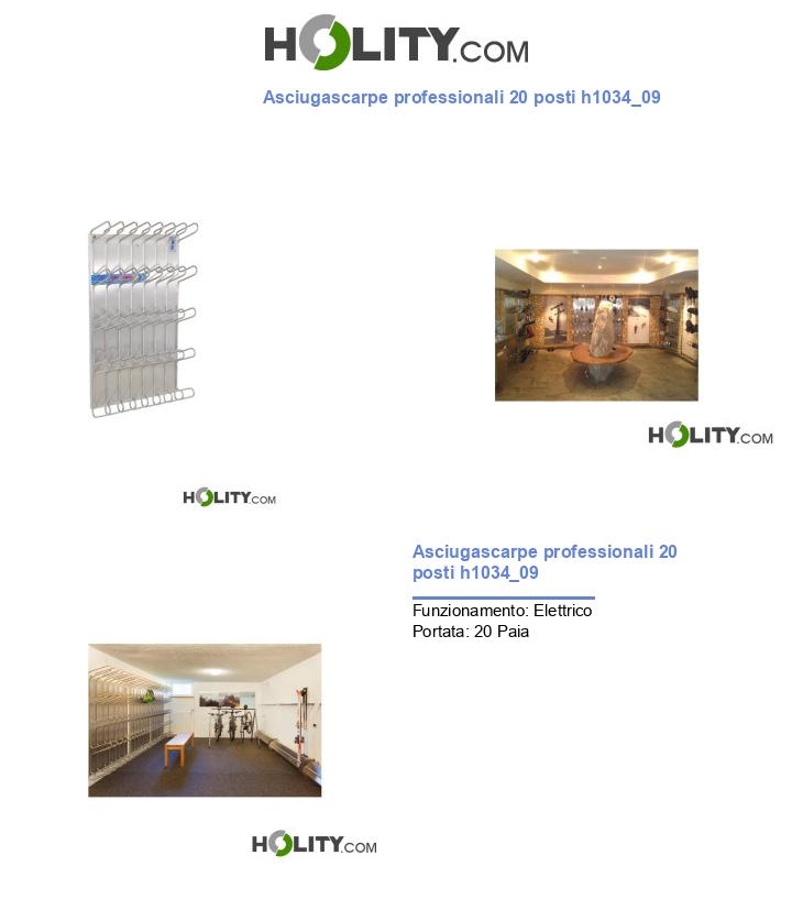 Asciugascarpe professionali 20 posti h1034_09