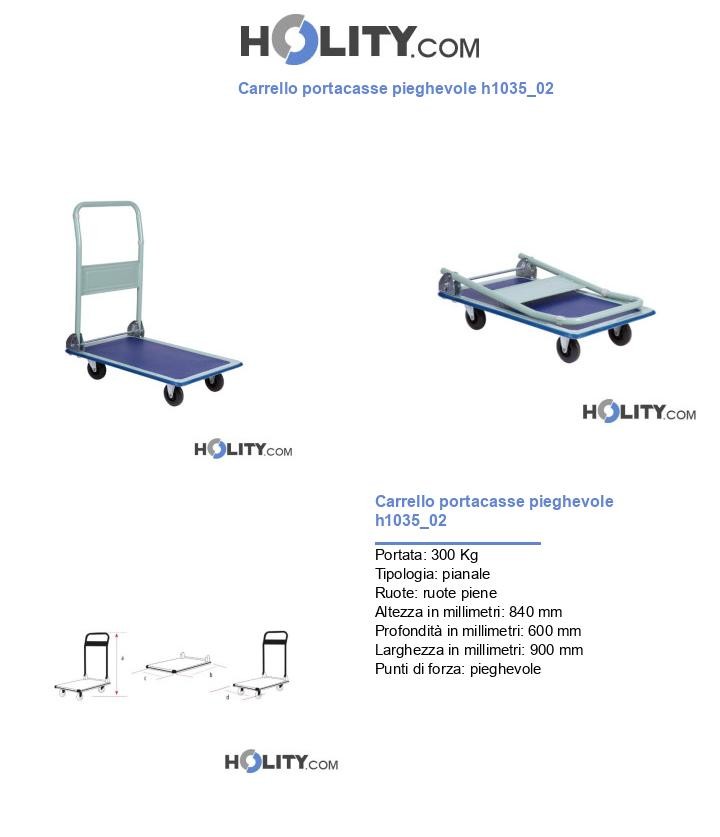 Carrello portacasse pieghevole h1035_02