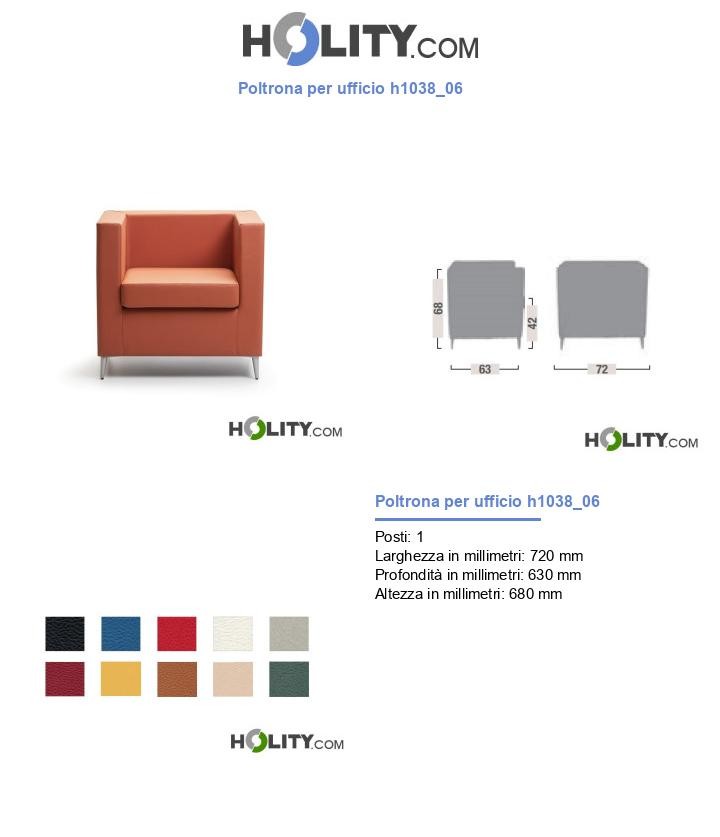 Poltrona per ufficio h1038_06