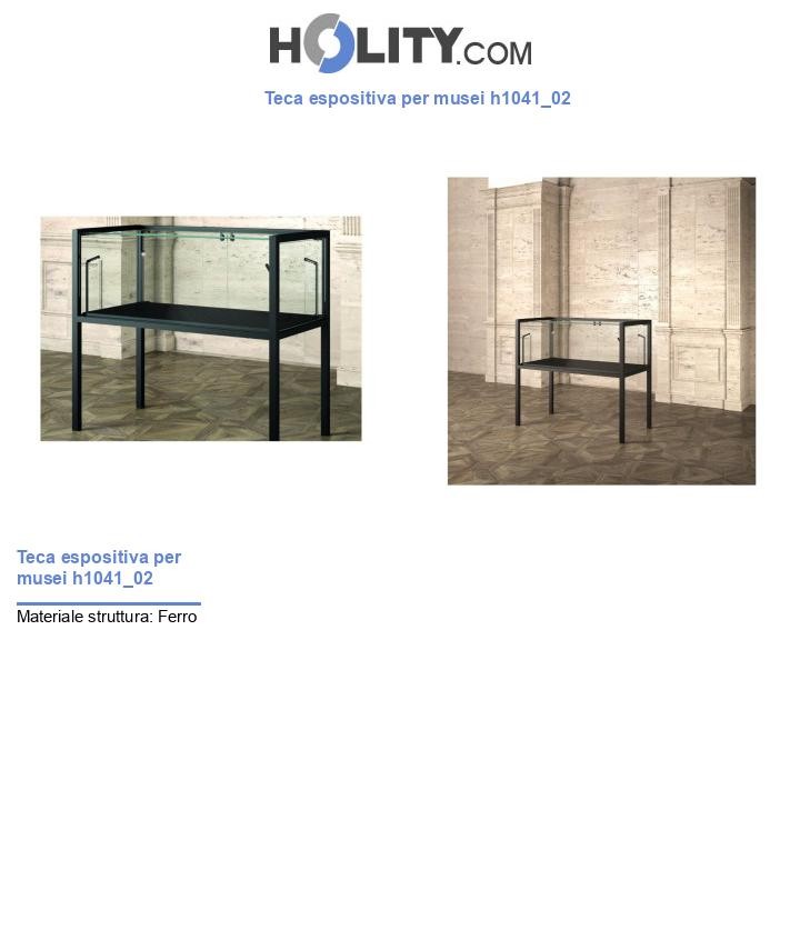 Teca espositiva per musei h1041_02