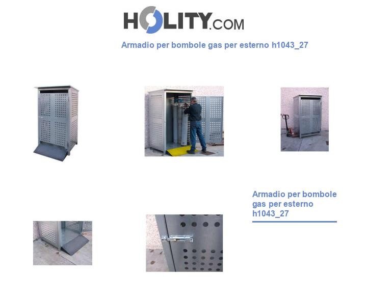 Armadio per bombole gas per esterno h1043_27