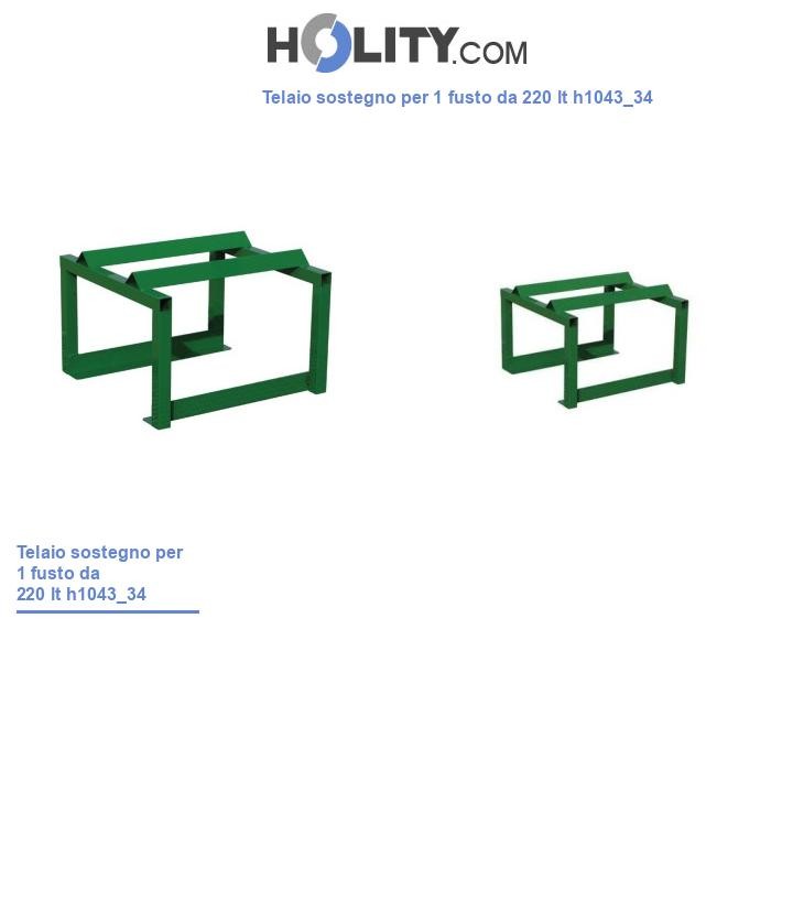 Telaio sostegno per 1 fusto da 220 lt h1043_34