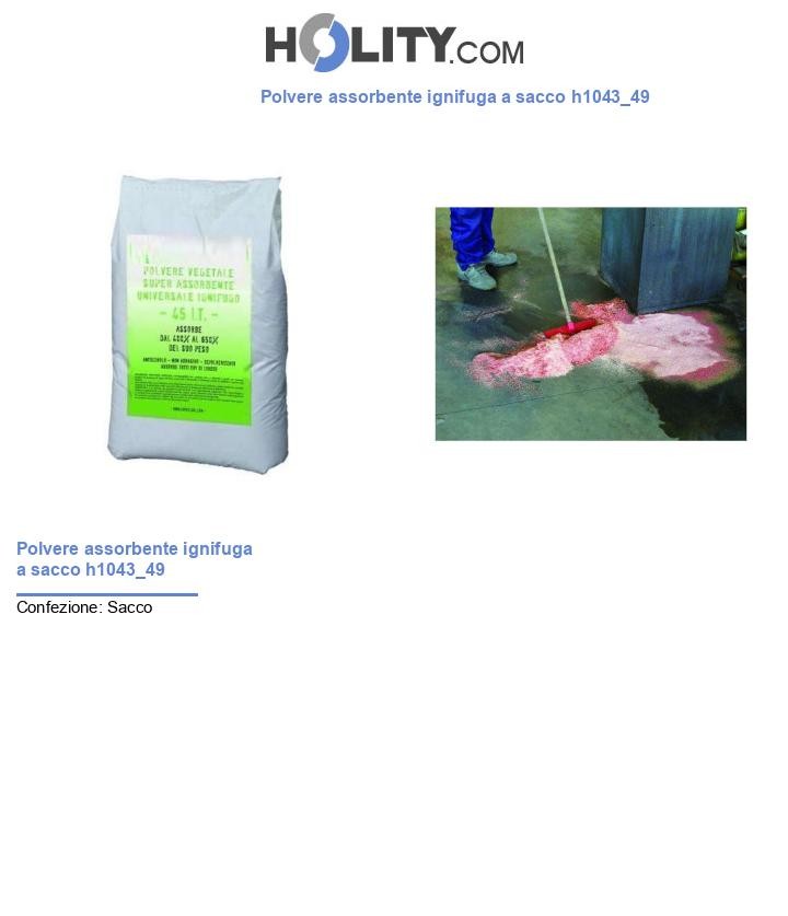 Polvere assorbente ignifuga a sacco h1043_49