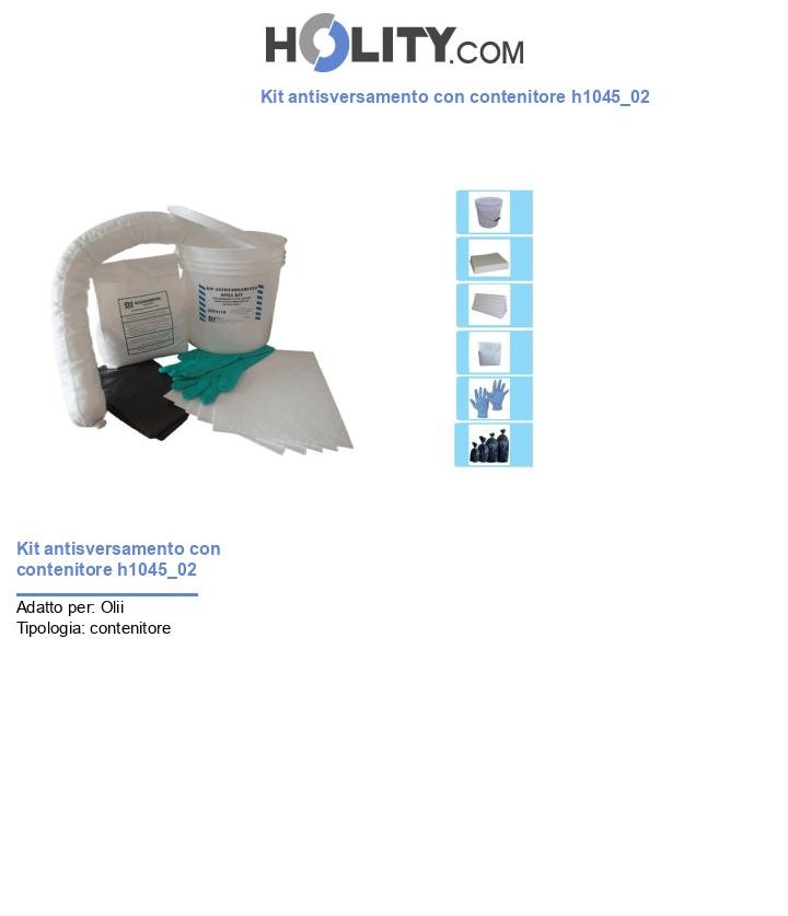Kit antisversamento con contenitore h1045_02