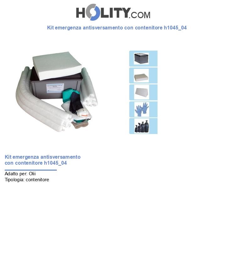 Kit emergenza antisversamento con contenitore h1045_04