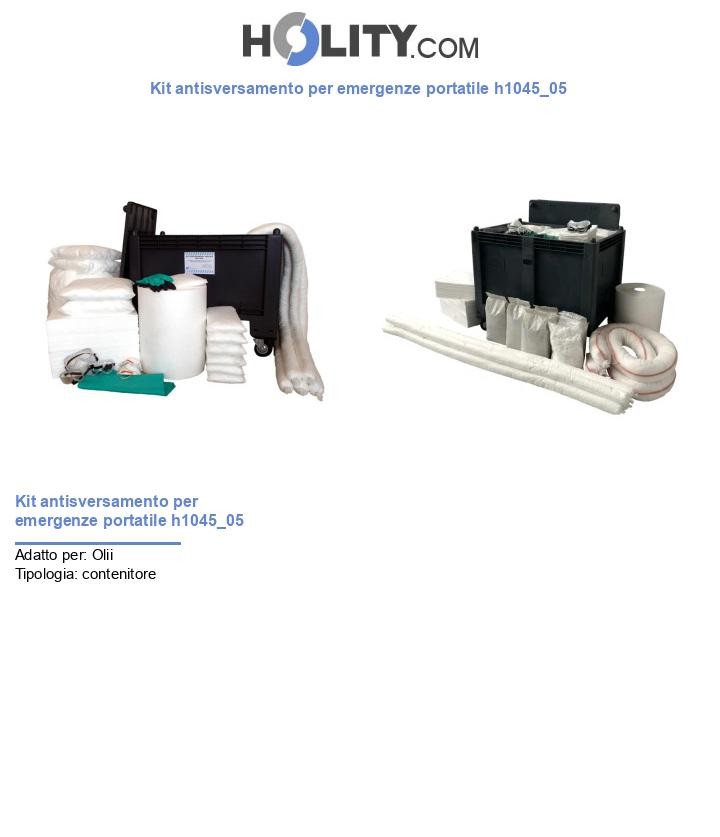 Kit antisversamento per emergenze portatile h1045_05