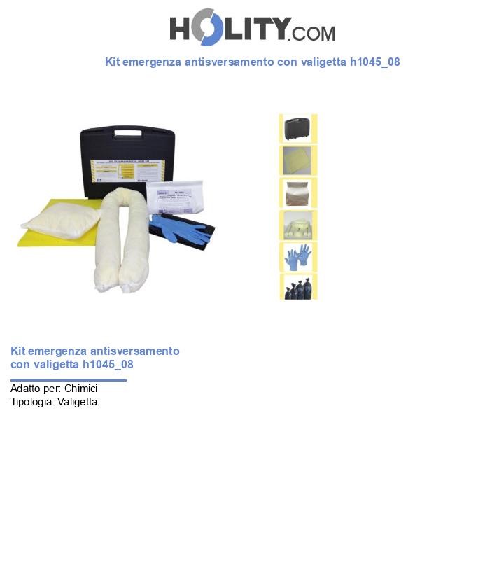 Kit emergenza antisversamento con valigetta h1045_08