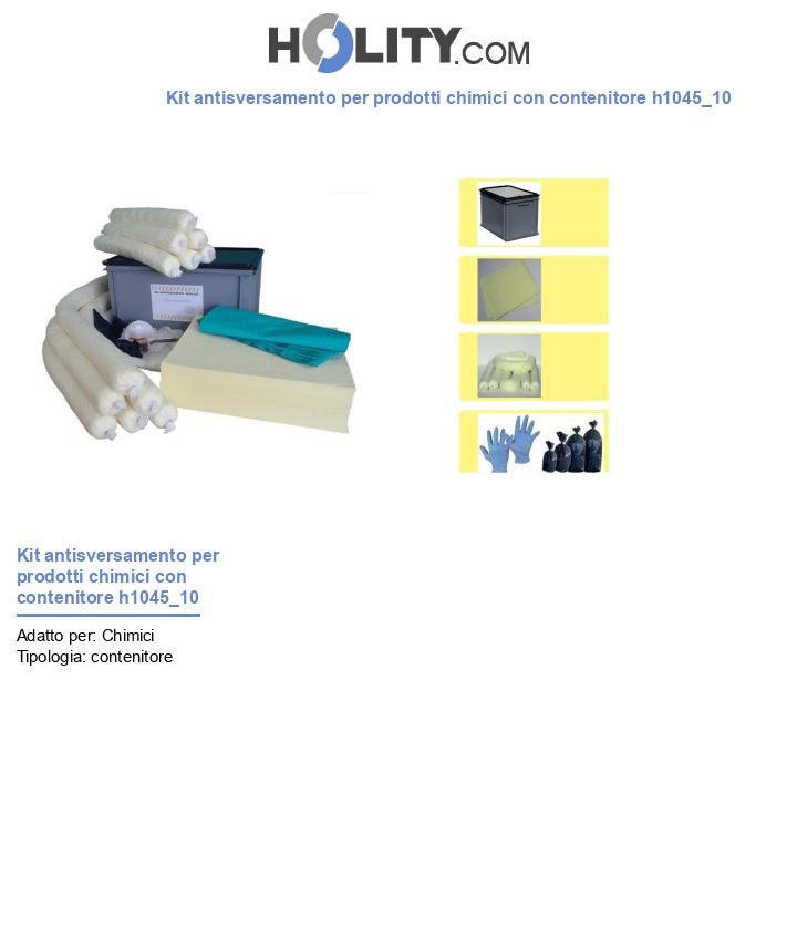 Kit antisversamento per prodotti chimici con contenitore h1045_10