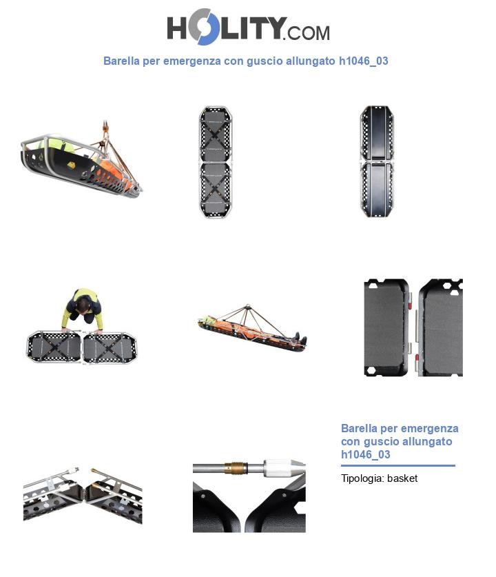 Barella per emergenza con guscio allungato h1046_03