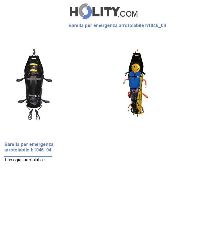 Barella per emergenza arrotolabile h1046_04
