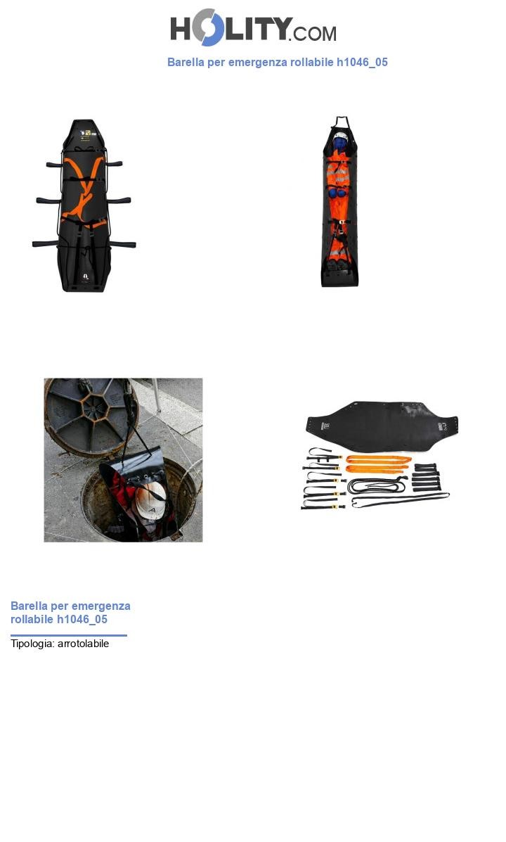 Barella per emergenza rollabile h1046_05