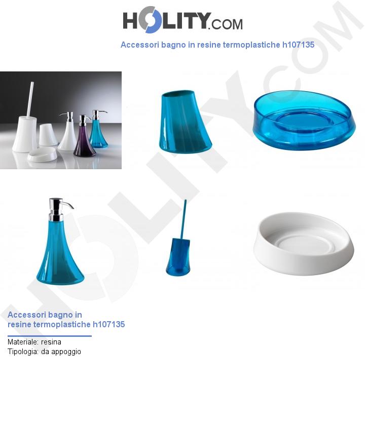Accessori bagno in resine termoplastiche h107135