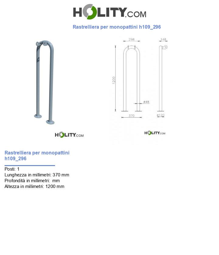 Rastrelliera per monopattini h109_296