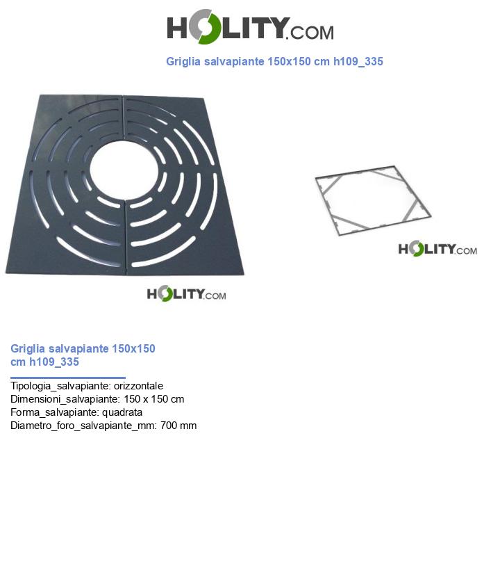 Griglia salvapiante 150x150 cm h109_335