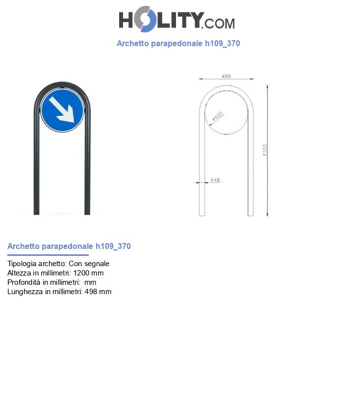 Archetto parapedonale h109_370