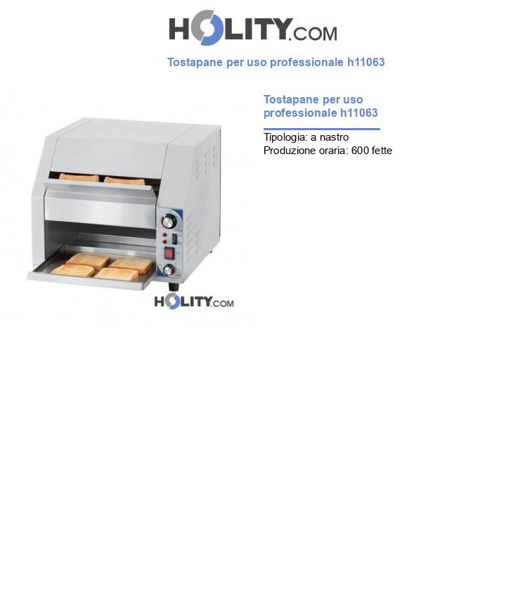Tostapane per uso professionale h11063