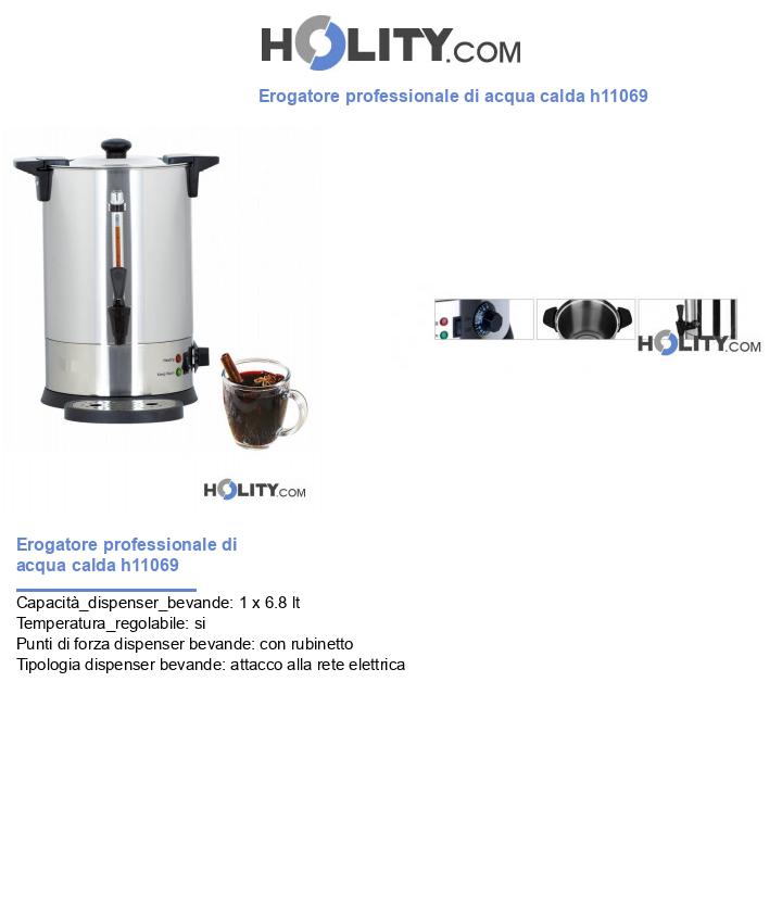 Erogatore professionale di acqua calda h11069