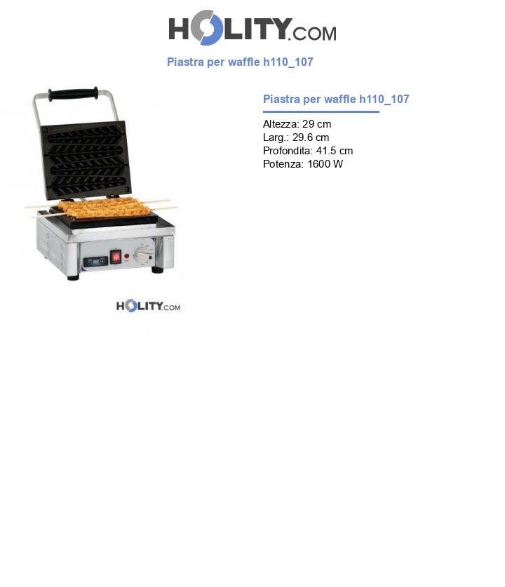 Piastra per waffle h110_107