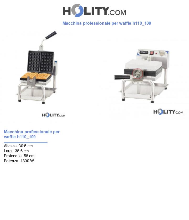 Macchina professionale per waffle h110_109