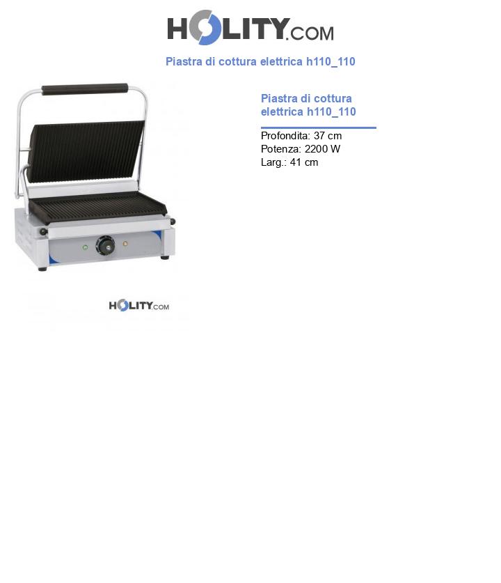 Piastra di cottura elettrica h110_110