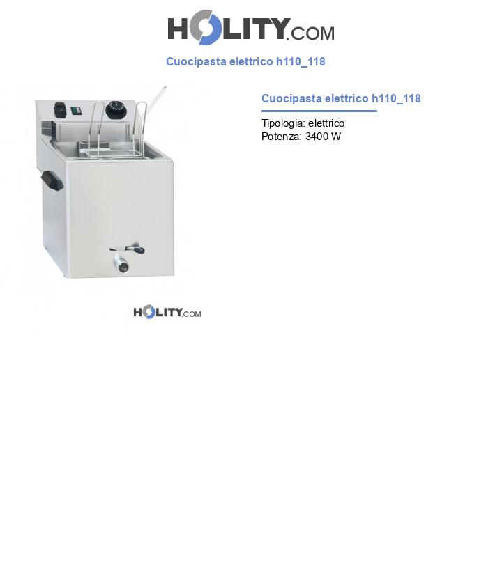 Cuocipasta elettrico h110_118