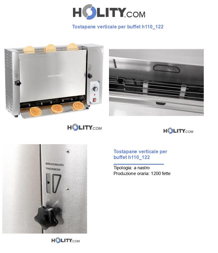 Tostapane verticale per buffet h110_122