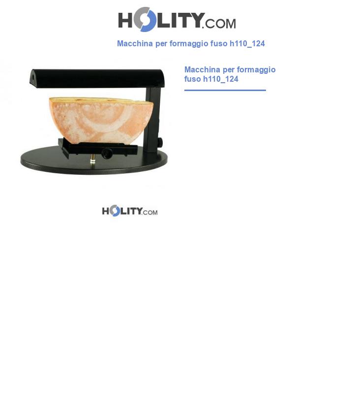 Macchina per formaggio fuso h110_124