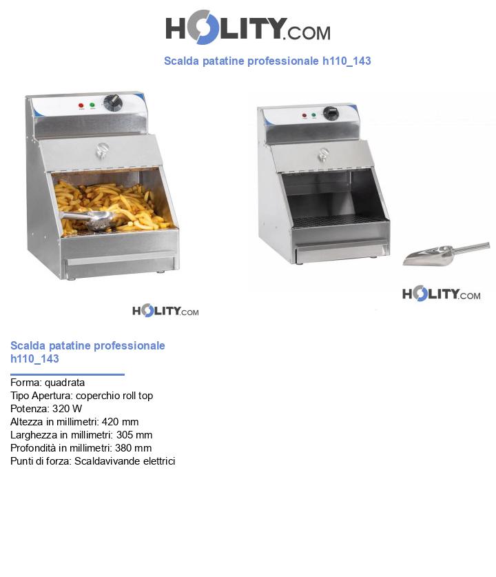 Scalda patatine professionale h110_143