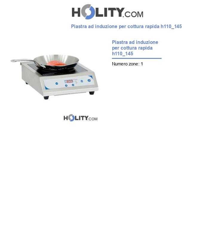 Piastra ad induzione per cottura rapida h110_145