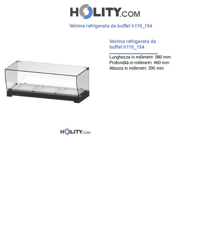 Vetrina refrigerata da buffet h110_154