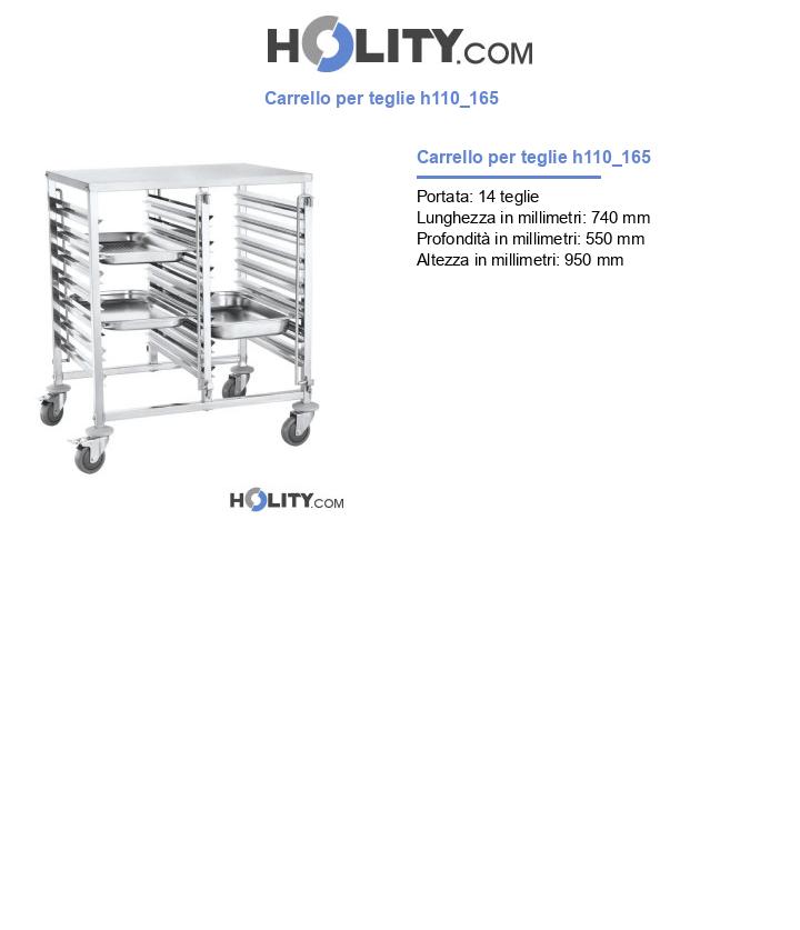 Carrello per teglie h110_165