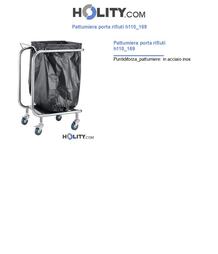 Pattumiera porta rifiuti h110_169