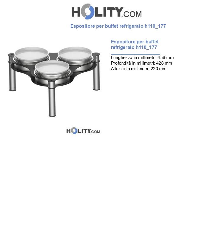 Espositore per buffet refrigerato h110_177